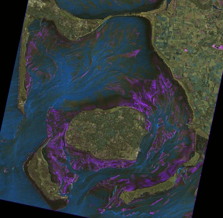 TerraSAR-X Bild vom Wattenmeer
