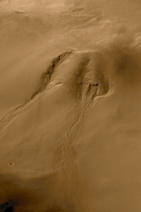 Junge Wasserspuren auf dem Mars