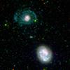 NGC 4625 und NGC 4618