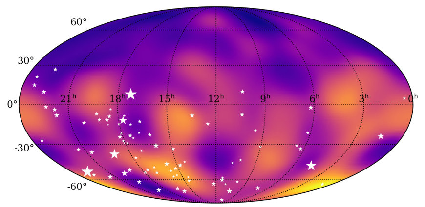 Gravitationswellenkarte 