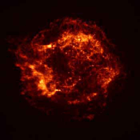 Chandra-Aufnahme von Cassiopeia A