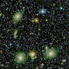 Galaxien in Richtung des Great Attractor